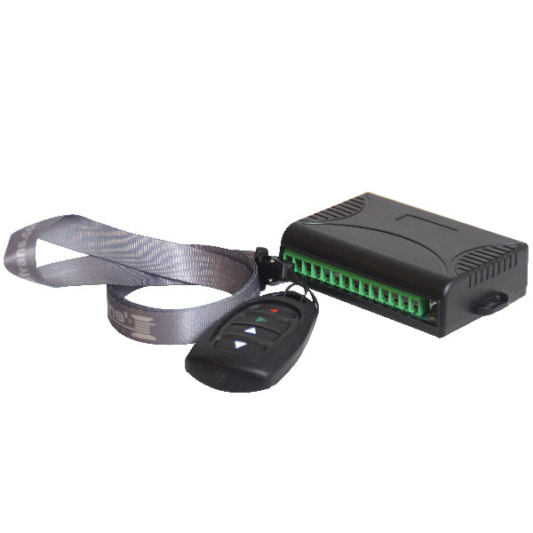 Lofrans Mini fjernbetjening til ankerspil, vist forfra med knapper