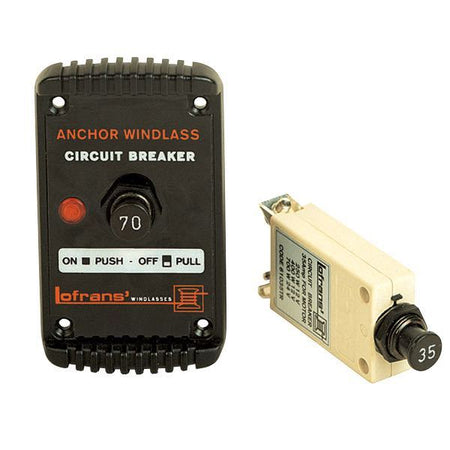 Lofrans automatsikring 100Amp med holder til ankerspil
