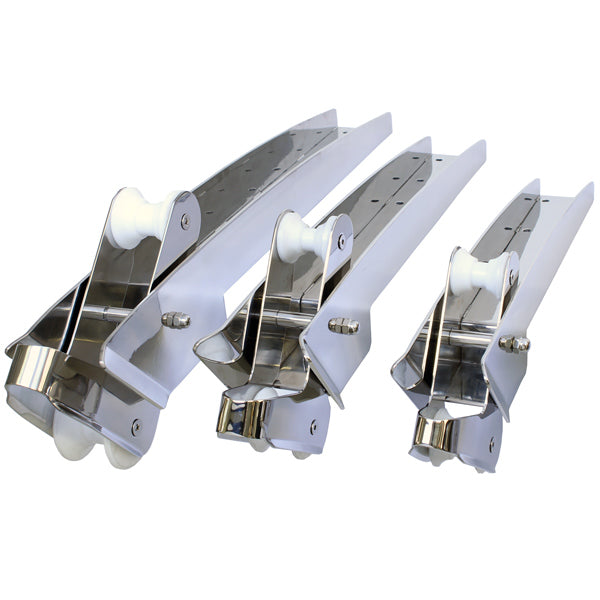 1852 ankerholder set forfra med vipbar mekanisme