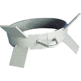 SeaTec galvaniseret P-ring til anker, set forfra med klar synlighed.
