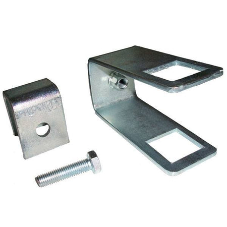 SeaTec monteringsbeslag 60x60mm til 40mm rør set i detalje.