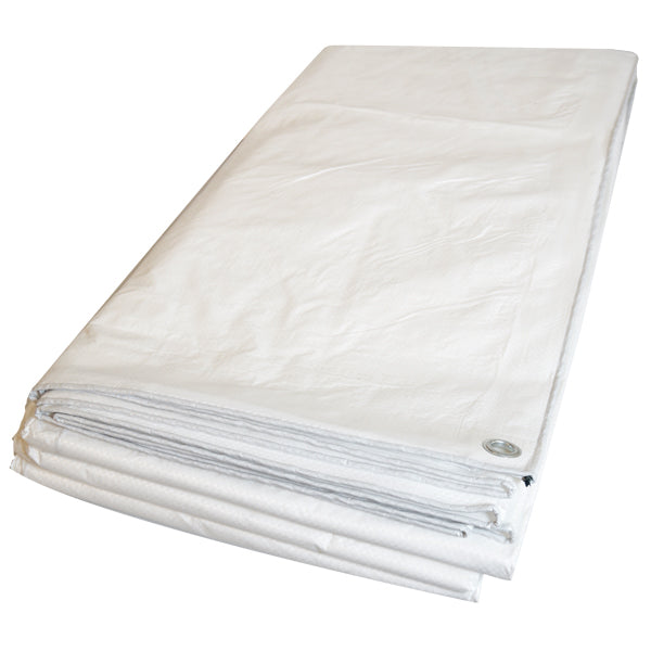 SeaTec Super Tarp presenning set fra siden med synlige øjer