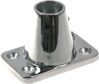 SeaTec scepterfod i lige design, Ø25mm rør, måler 90x56 mm, set foran.