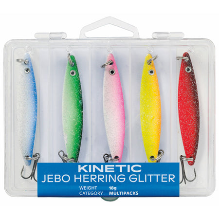 Kinetic Jebo Sild 34g i Mix, præsenteret fra siden med klare farver og detaljer.