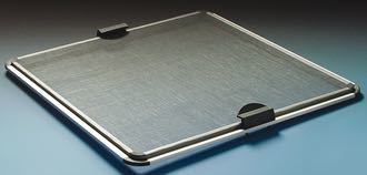 Gebo myggenet set forfra, passer til 450x320mm åbning