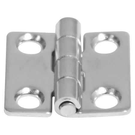 Roca hængsel 30x30mm set forfra med blank overflade
