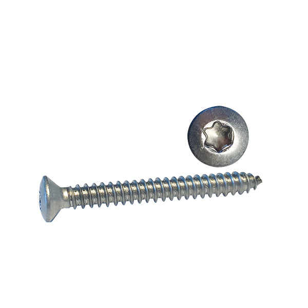 Skrue Linsehoved 5,5 x 50 A4 Torx fra 1852, set forfra med tydeligt hoveddesign.