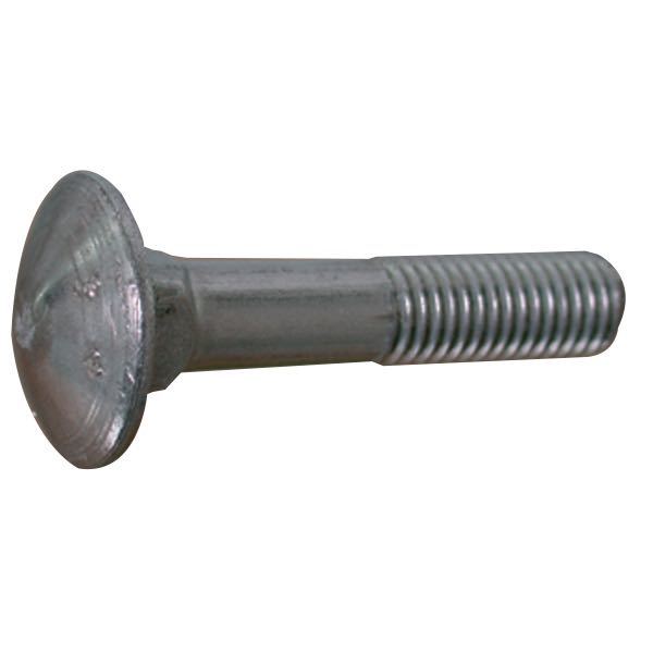 1852 bræddebolt 8 x 40 a4 DIN 603-4, vist fra siden