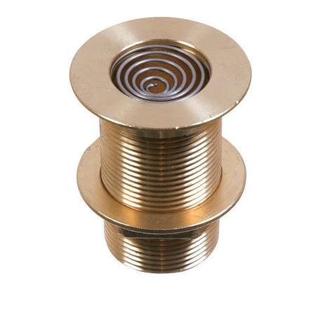 Guidi gennemføring 1 1/2" med fjedersi, vist fra siden.