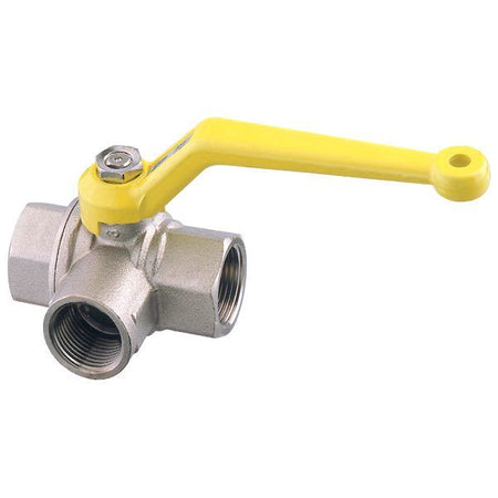 Guidi trevejshane type 't' 3/4" monteret i båd med slanger