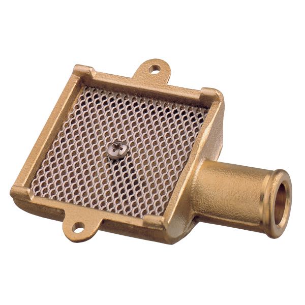 Guidi messing fittings, Bundsi 82 x 64 mm, set fra siden