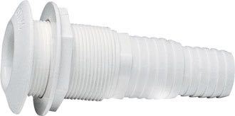 Nuova Rade polyamid gennemføring på hvid baggrund, 1 1/2" størrelse.