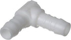 SeaTec plastvinkel 16mm set fra siden, egnet til bådmontering.