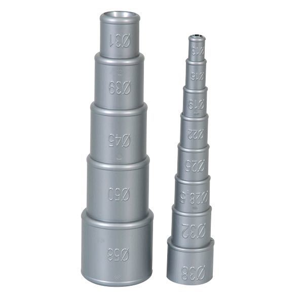 Slangeadapter 32-59mm fra SeaTec, set fra siden