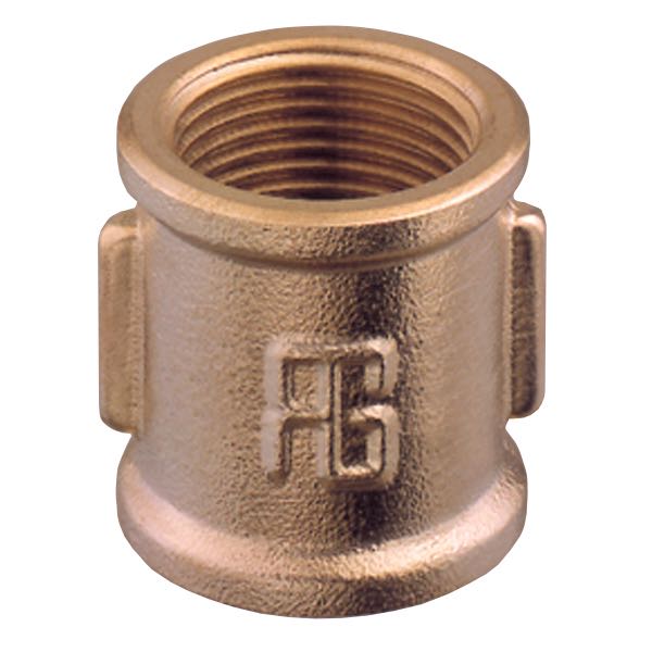 Guidi muffe i bronze set fra siden med tydelig detaljering.
