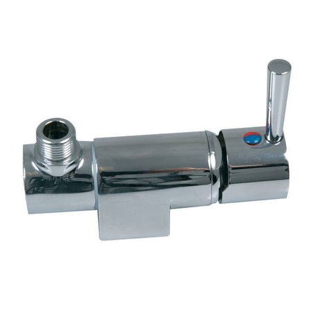 Barka blandingsbatteri uden tud, forkromet design set forfra