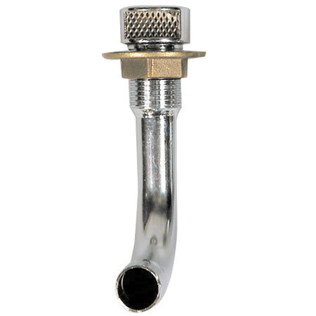 Foresti tankudluft i forkromet messing, 90 grader, til 16mm slange