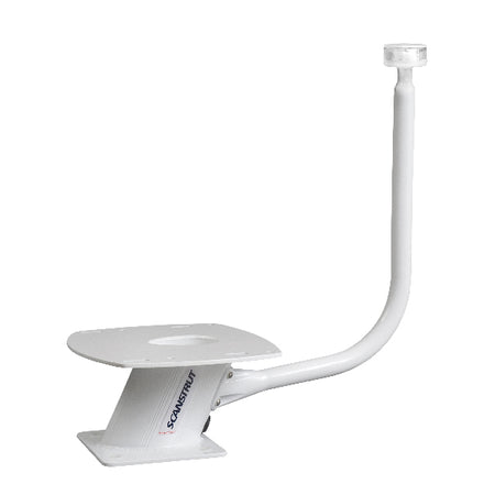 Detalje af ScanStrut PowerTower stang og den hvide LED-lanterne