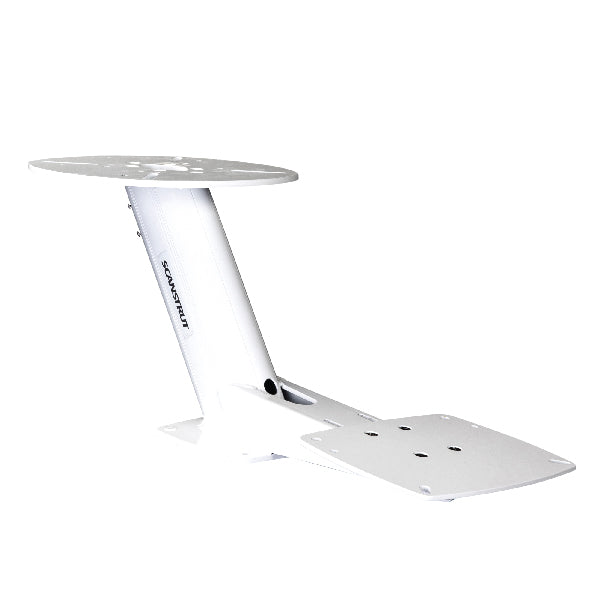 ScanStrut Dual PowerTower Compact Radar og Kamera monteret på en båd