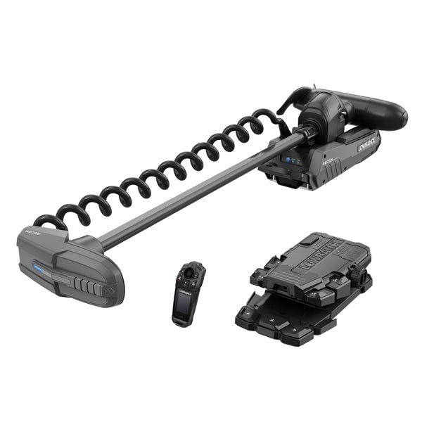 Bagfra billede af Lowrance RECON motor i brug
