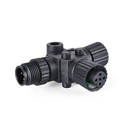 NMEA 2000 t-stykke fra 1852 set fra siden, klar til installation.