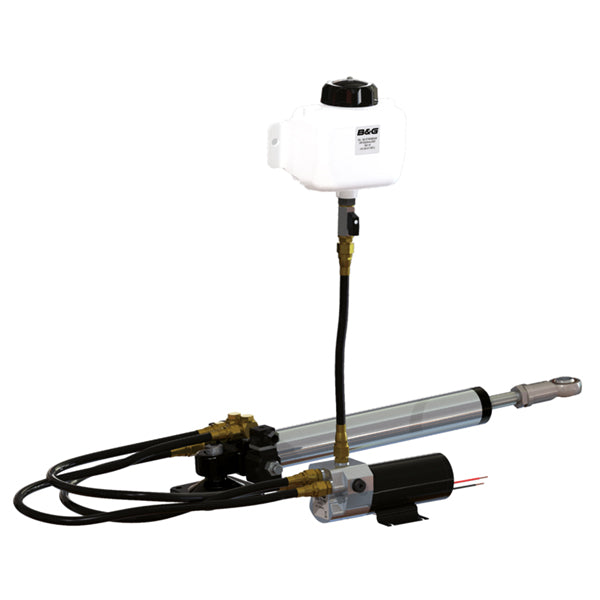 B&G Ram T3 Hydraulic 12V autopilotsystem, set forfra på båd