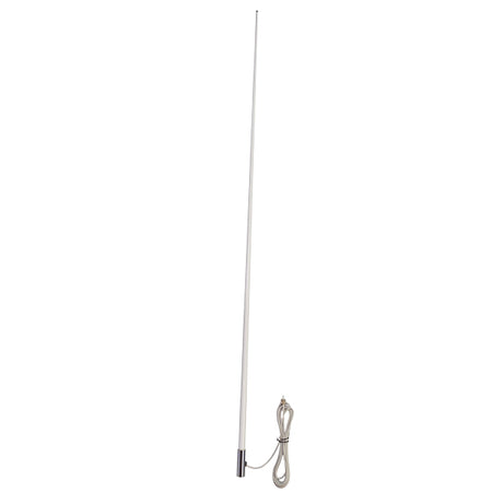 1852 VHF antenne set fra siden, 150 cm lang med 6,5 dBi gain.