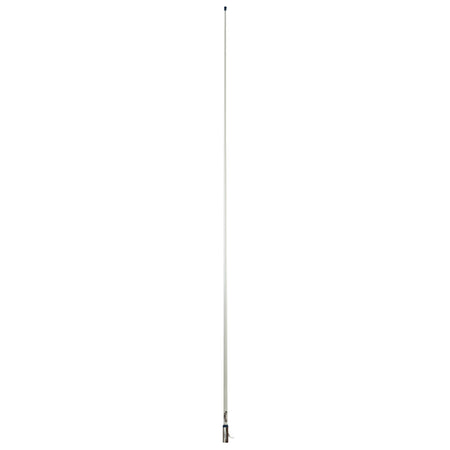 Glomex RA1225HP VHF antenne set forfra med kabel og stik synligt