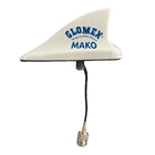 Glomex Mako VHF antenne med 8m kabel, set forfra