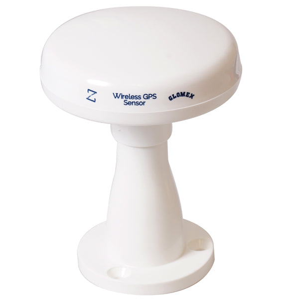 Glomex GPS/tracking antenne set fra siden, klar til installation