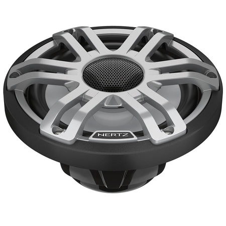 Sideprofil af Hertz HMX 6.5 S-LD-G højttaler monteret på båd