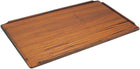 Roca teak bordplade set ovenfra med elegante linjer