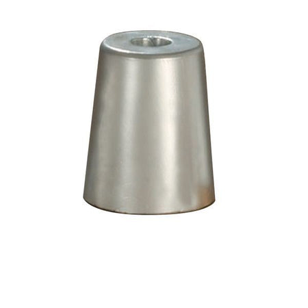 Tecnoseal zink møtrik set fra siden, klar til montering.