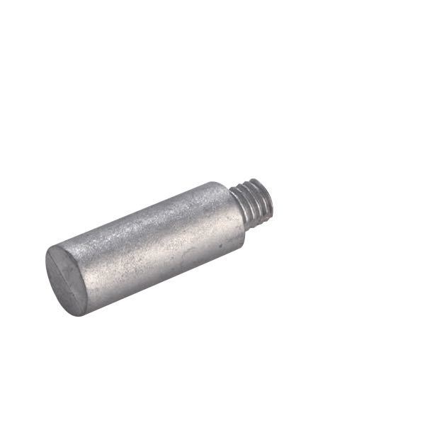 Tecnoseal anode i zink, set forfra med målene 80 mm 5/8 unc.