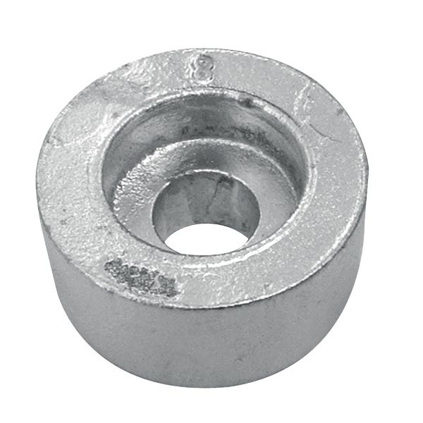 Tecnoseal zinkanode til Suzuki/Johnson/Evinrude set forfra