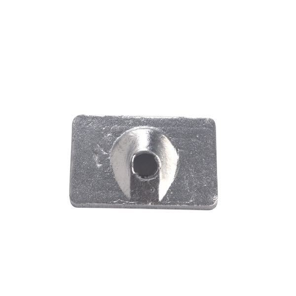 Tecnoseal zinkanode til Mercury motor, set fra siden.