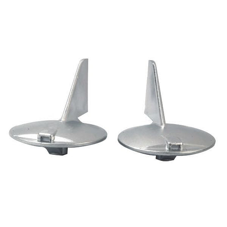 Tecnoseal zinkanode set forfra, designet til Yamaha 150-220 hk.