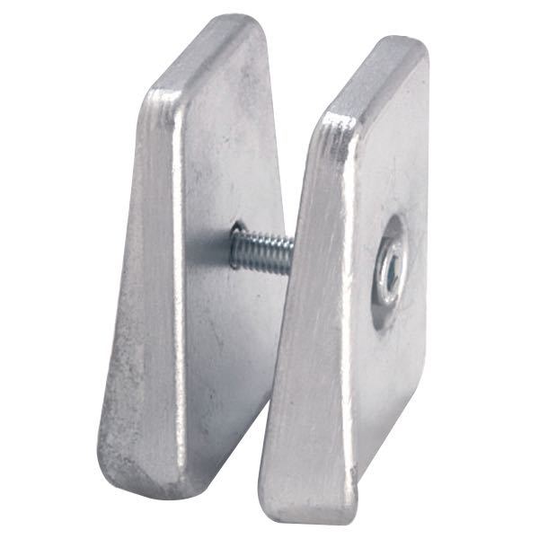Tecnoseal zinkanode til 20-25 hk motor, set fra siden
