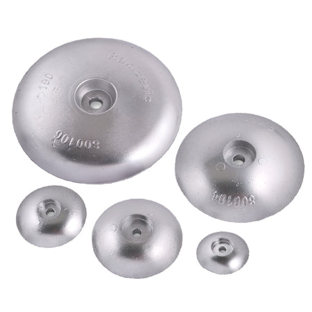 Zink rundanode fra 1852, set forfra med Ø70mm diameter.