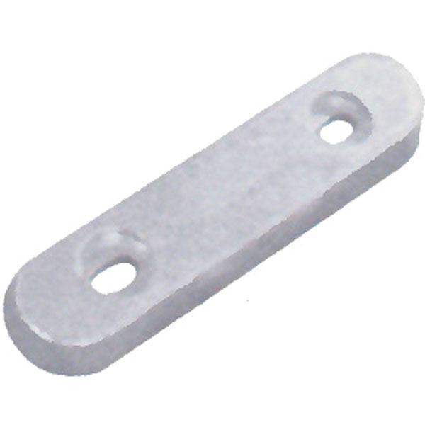 SeaTec zinkstav 230x65x28mm, set forfra, ideel til bådmontering.