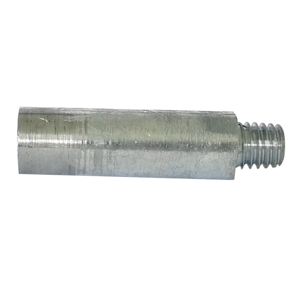 Yanmar motorzink L50 Ø16mm 7/16" UNC fra 1852, set fra siden med fokus på zinkbelægningen