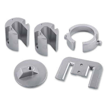 Zink kit fra 1852 til Mercruiser Bravo One, vist forfra