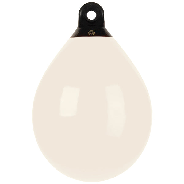 Dan-Fender Jordbær B75 i hvid farve, Ø610mm, set fra siden.