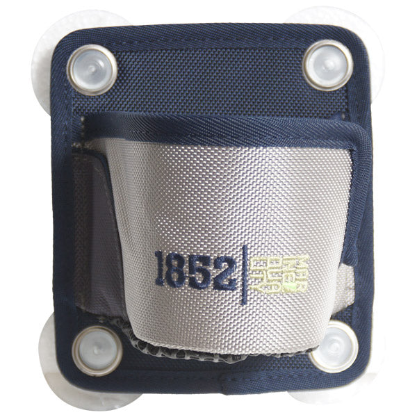 1852 kop holder med sugekopper, monteret på bådside