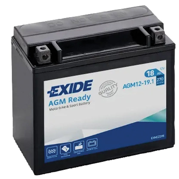 Exide, 12V batteri ETX20H-BS 12 V