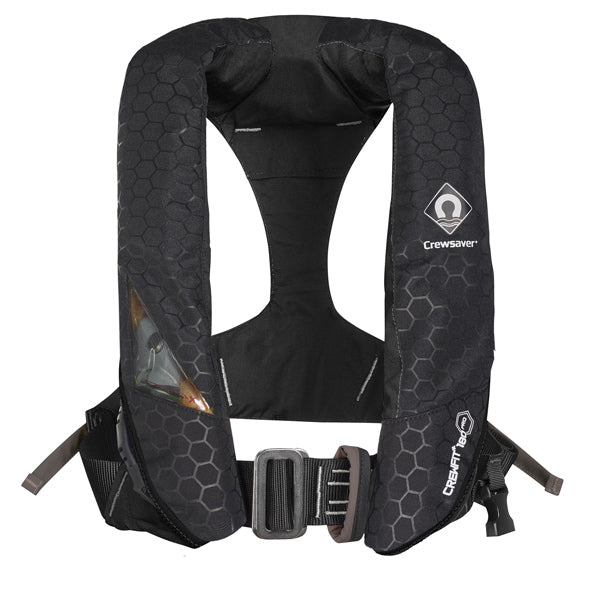 Crewsaver Crewfit+ 180N Pro Harness i sort set forfra