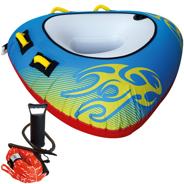 1852 trekant tube i brug på vandet med slæbeline.