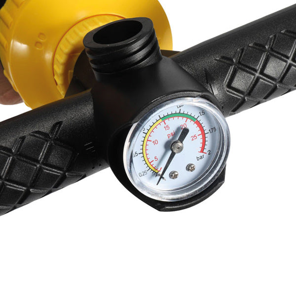 1852 SUP pumpe set forfra med tydeligt display