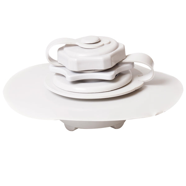 Aquaquick ventil til gammel model, set fra siden med detaljeret design.