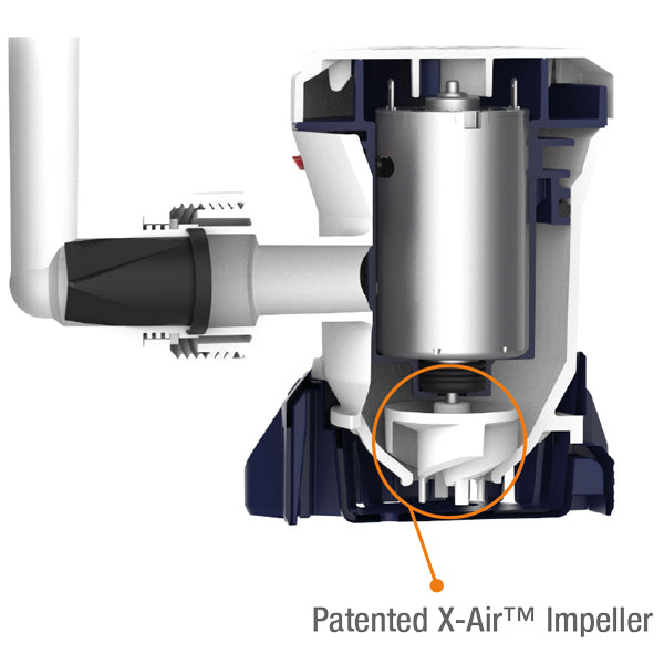 Attwood, t800 mk2 lænsepumpe 12V inkl 2 slangestudser